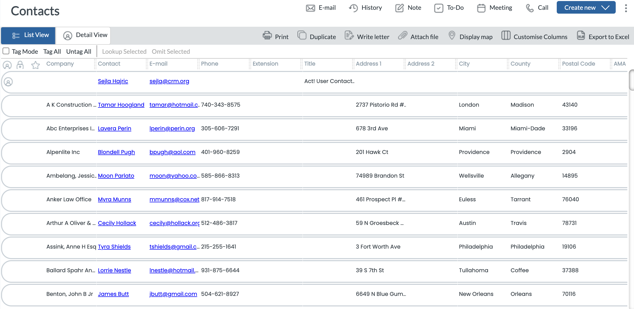 Act Crm Web Based Customer Management Software Small Act! Customer