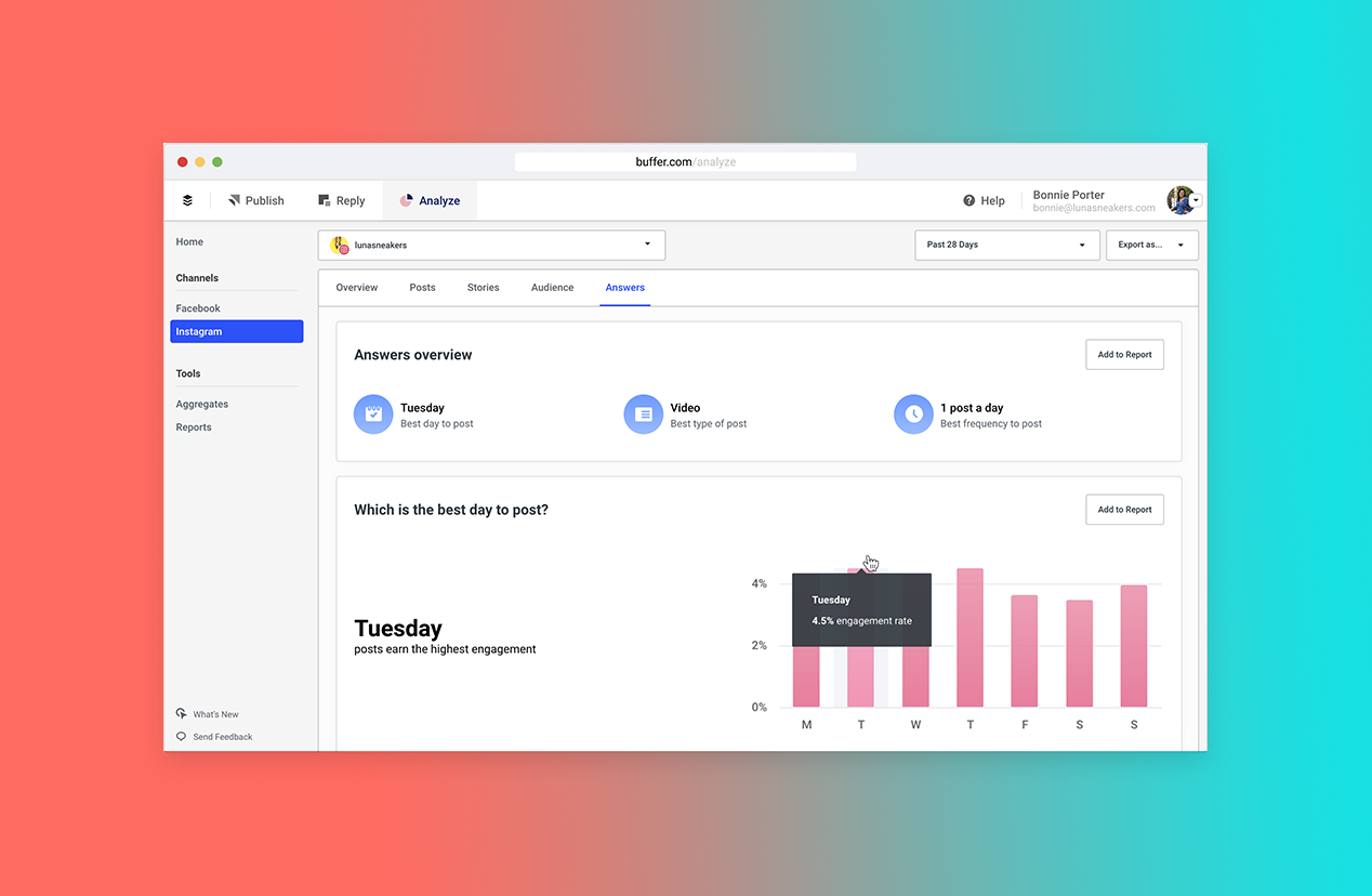 Buffer Releases Analyze — Social Gets Answers | CRM.org