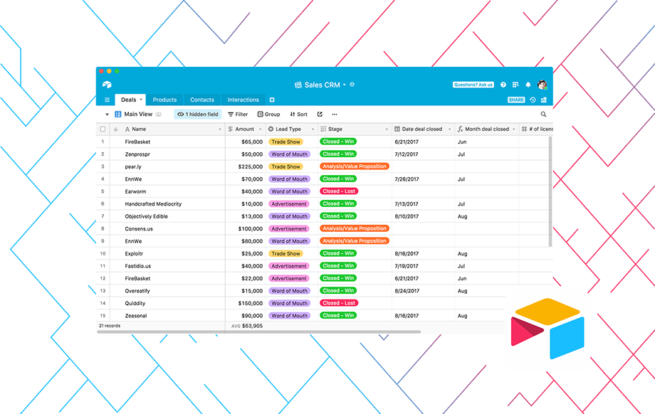 using airtable as a crm